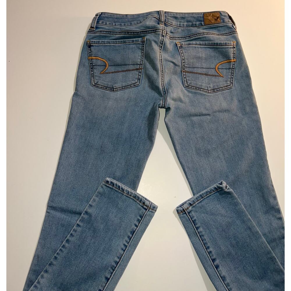 American Eagle outfitters women’s super stretch blue jeans jegging - Picture 11 of 11